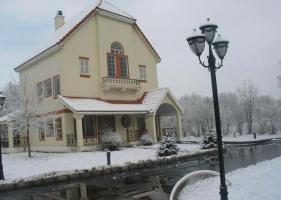 Russian Style Town Winter